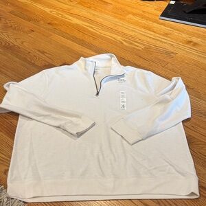 Sonoma Men's Cream Zip-Up Sweater